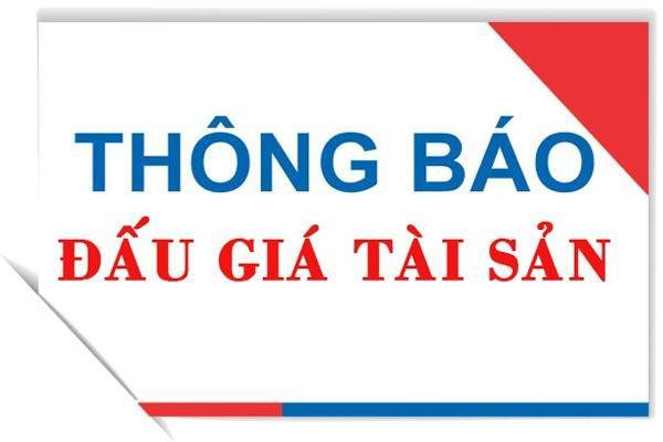 THÔNG BÁO ĐẤU GIÁ TÀI SẢN